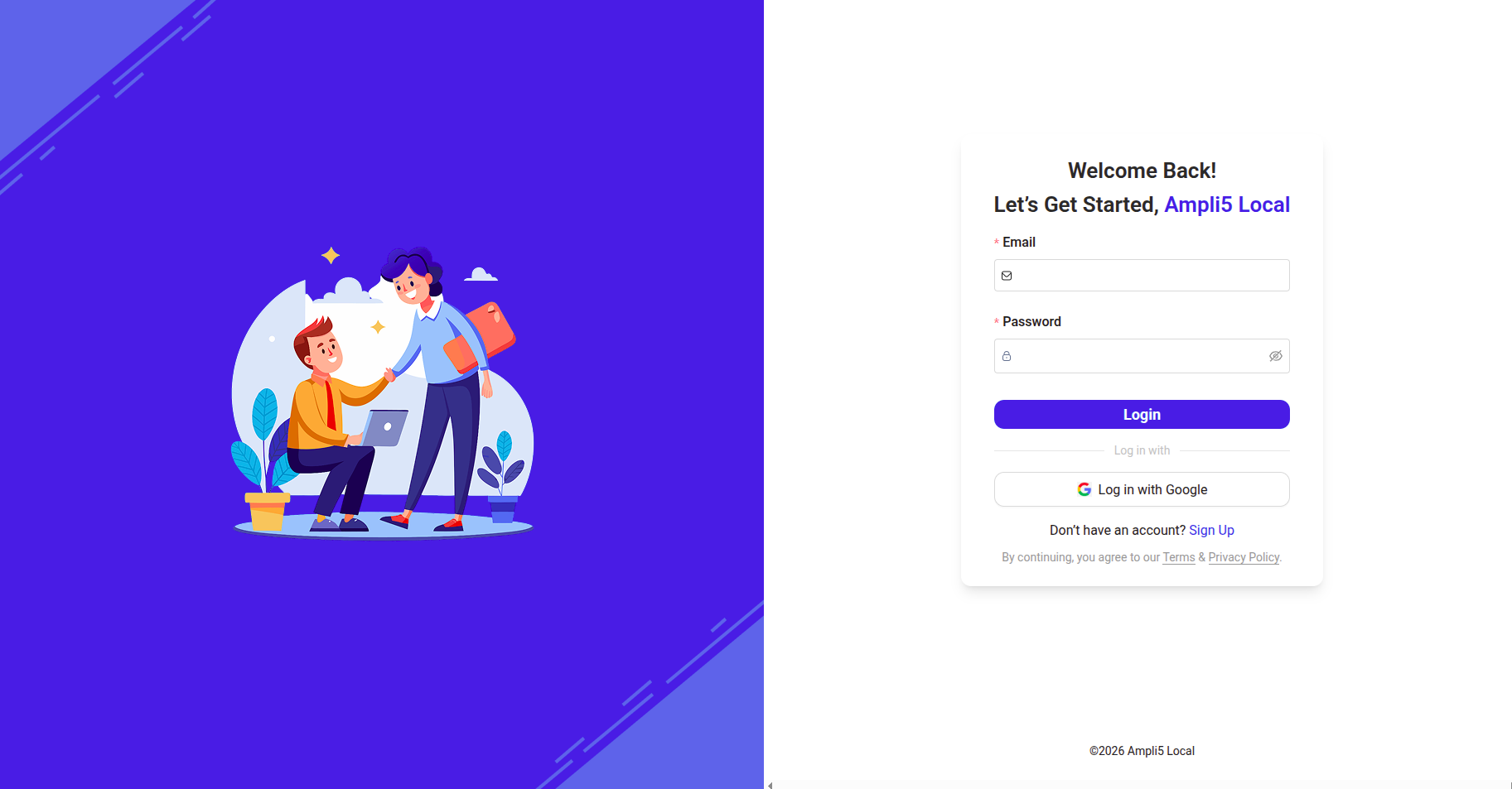 AMpli5 Local Dashboard Preview